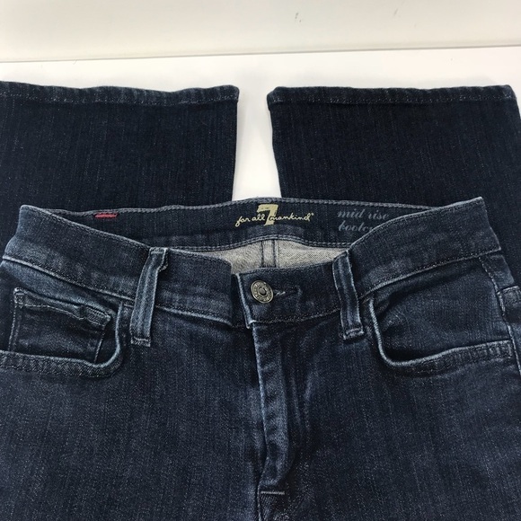 7 for All Mankind Midrise Bootcut - Picture 3 of 8